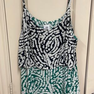 Cabi Tank Black & Teal
